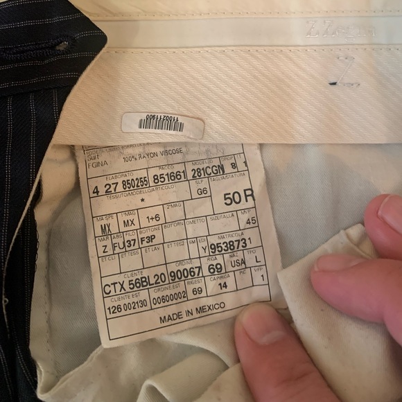 Z Zegna black two-piece suit. Great deal! - Picture 3 of 5